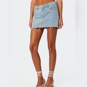 Edikted denim skirt